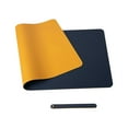 thumbnail image 1 of Rbaofujie Desk Mouse Pad Pure Color Leather Mouse Pad Large Desk Pad Home Office Laptop Leather Mouse Pad Writing Pad Double-sided Mouse Pad, 1 of 5