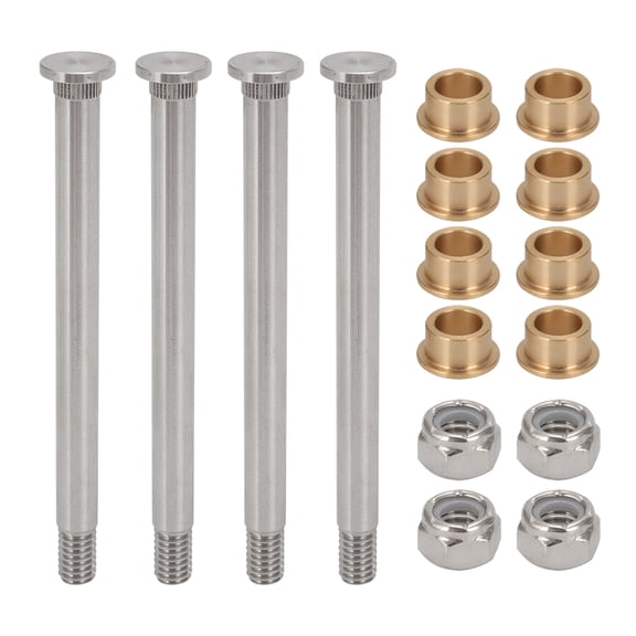 IronLane Pair Door Hinge Pin & Bushing Repair Kit for 1973-1979 Ford F100 F150 F250 F350 & 1978-1979 Bronco