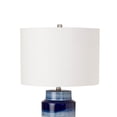 thumbnail image 5 of Lux Lighting Navy and White Ceramic Coastal Table Lamps (Set of 2) 3-Way Switch, 5 of 6