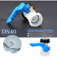 thumbnail image 4 of 60mm to 60mm IBC Tank Valve Adapter, Plastic 1000L Tank Connection for Rainwater Reservoir, Container, 4 of 5