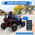 thumbnail image 2 of Yeshouse 12V niños montar en camión con Control remoto de los padres, coche eléctrico con suspensión de resor, luces Led, conexión inalámbrica, reproductor de música, 2 of 7