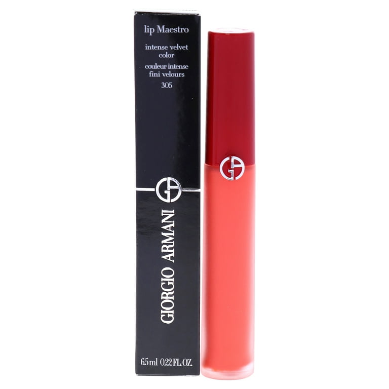Giorgio Armani Lip Maestro Intense Velvet Color 305 Tangerine 0.22 oz Lipstick Walmart