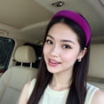 thumbnail image 3 of COOLHOOD Adjustable Pleuche Solid Color Sponge Hairband Elegant Comfortable Hair Accessories For Girls Women, 3 of 3