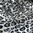 thumbnail image 2 of Plutus Gray Silver Jaguar Faux Fur Luxury Throw Blanket, 2 of 3