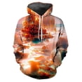thumbnail image 3 of Sudadera con capucha con estampado 3D de castillo de fantasía para hombre y mujer, sudadera informal divertida, sudaderas para hombre, ropa Y2K de gran tamaño con capucha, 3 of 4