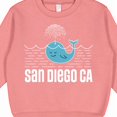 thumbnail image 3 of Inktastic San Diego California Whale Toddler Sweatshirt, 3 of 4
