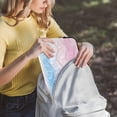 thumbnail image 5 of FORMRS 13"-13.3" Laptop Sleeve Protective Case Soft Carrying Quilted Computer Bag Cover, Light Pink Stripes, 5 of 7
