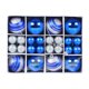 thumbnail image 2 of Adornos navideños, bolas colgantes navideñas de colores, adornos irrompibles para fiestas, suministros para árboles de Navidad, 40 luces decorativas., 2 of 7