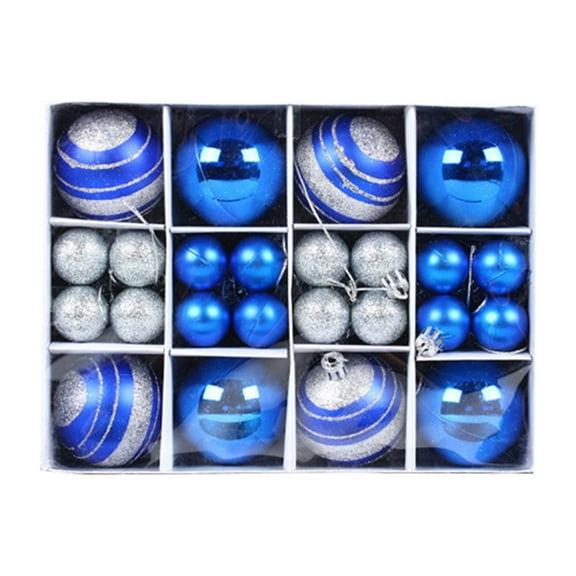 CASAFUN 40pcs Christmas Balls Christmas Ornaments Hanging Balls for Christmas Tree Xmas Tree, Colorful Christmas Decorative Baubles for Wreath Door Hanging Christmas Table Decoration