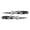 Black, variant on 2Pcs 24cm Flame Car Hood Decals Auto Exterior Styling Stickers