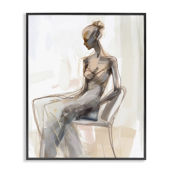 Stupell Industries Modern Black Framed Giclee Art, 11 x 14, by Irena Orlov