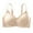 Beige, variant on Lixiuxyad Women Bras Wireless Full Coverage Thin Fresh Traceless Underwear For Women With Small Push Up Non Wired Soft Support Bra