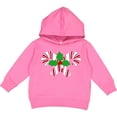 thumbnail image 2 of Inktastic Candy Canes and Holly Christmas Toddler Hoodie, 2 of 4