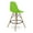 Green, variant on Aron Living Pyramid 28" Plastic and Wood Counter Stool in Green