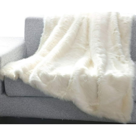 Tasmanian Wolf Fur - Ben&Jonah Into The Wild Heavy Faux Fur Throw Blanket (50