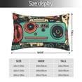 thumbnail image 2 of Honeii Retro Pop Art Collage Print Pillow Cases,Plush Throw Pillow Covers,Decorative Pillowcase for Sofa, Couch, Living Room-20"x30", 2 of 6
