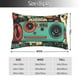 thumbnail image 2 of Fotbe Retro Pop Art Collage Funda de Almohada Decorativa Estilo Occidental, Lujo en Algodón, Fundas para Almohadas King, Cojín Estampado para Decoración del Hogar-14"x20", 2 of 6