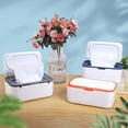 thumbnail image 6 of 3 Pack Wipes Dispenser,Non-Slip Wipes Container with Sealing Design,Refillable Baby Wipe Dispenser, Bathroom Wipes Case Box with Lids,Baby Wipe Holder Keeps Wipes Fresh,Easy Open & Close, 6 of 7