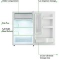 thumbnail image 2 of Mini-frigo de 4,3 Pi3 avec Congélateur, Mini-Frigo à Porte Simple, Thermostat Réglable à 7 Réglages, Mini Réfrigérateur pour Chambre, VR, Bureau, Dortoir, 2 of 7