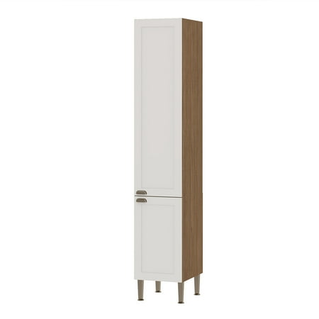 Despensa De Cocina 2 Puertas Ebano Fosco Blanco 1308P