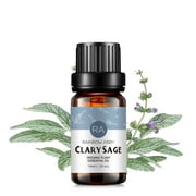 Clary Sage Essential Oil 10ml (0.33oz) - 100% Pure Therapeutic Grade for Aromatherapy Diffuser, Massage, Skin