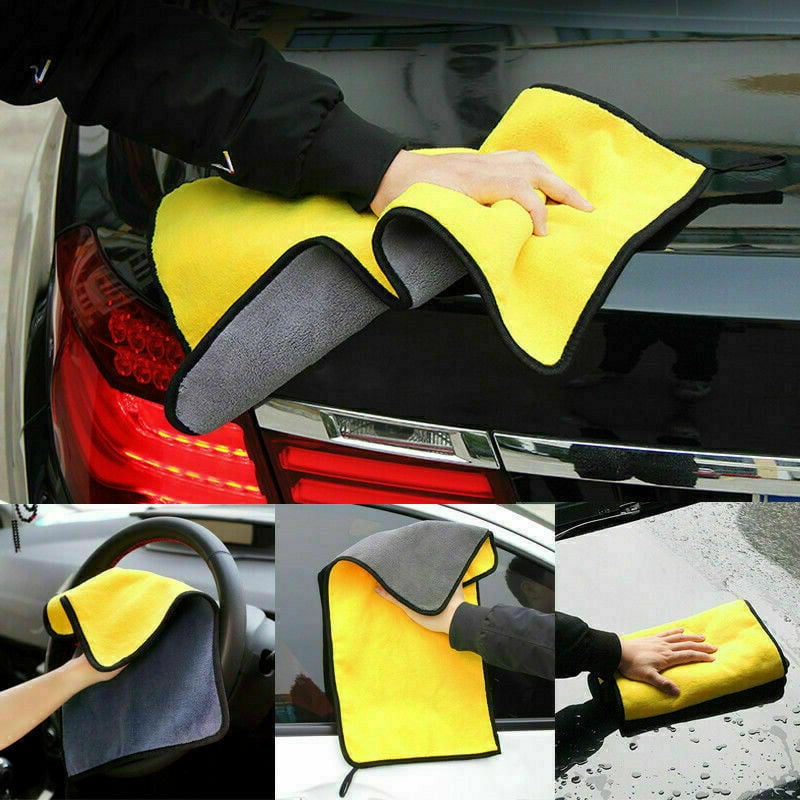 Auto Cleaner Towel Window Cleaning Cloth Rag Dry Yellow Moldproof Tool Supplies
