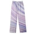 thumbnail image 3 of CALAFEBILA Woman Pj Set Button Down Pajamas for Women Sleepwear Notch Collar Tie Dye Tops with Pocket and Pants, 3 of 4
