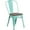 Mint Green, variant on Flash Furniture Copper Metal Stackable Chair with Wood Seat