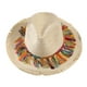 thumbnail image 1 of Sombrero de paja para mujer, de 56 a 58 cm de circunferencia, para playa, verano, para el sol, con borlas, 1 of 5