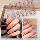 thumbnail image 1 of Pegatinas de uñas de Gel semicuradas DIY, pegatinas de uñas de larga duración, Color sólido, flores frescas en primavera, tiras de uñas, parche deslizante, calcomanía de cubierta completa, 1 of 7
