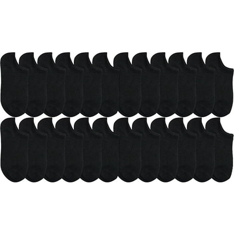 6-24 Pair No Show Ankle Socks for Men Women Sport Athletic Low Cut Multi Packs