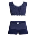 thumbnail image 5 of No Boundaries Bralette and Foldover Shorts Sleep Set, 2-Piece, Women's XS-XXL, 5 of 5