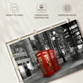 thumbnail image 6 of Elephant Stock London Telephone Booths Pop Wall Art - Horizontal Canvas Wall Art - Living Room Wall Decor - City Canvas - Black And White Decor - 51" x 34", 6 of 8
