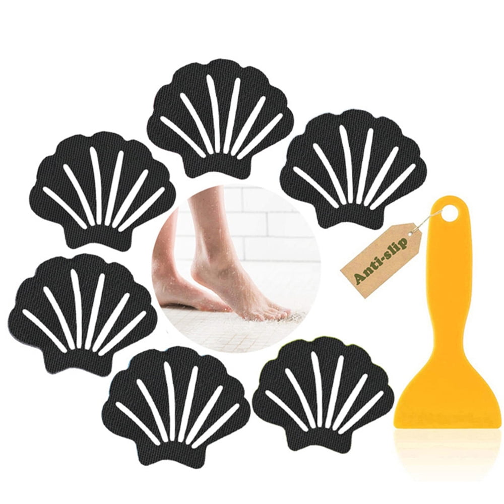 12/20pcs Anti Slip Stickers Shell Shaped Safety Stickers for Bathroom Bathtub Non Slip Strips