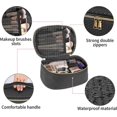 thumbnail image 2 of Toiletry Bag Women Large Capacity Makeup Bag with Waterproof PU Makeup Bag Travel Case 3 Pieces, 2 of 5