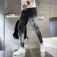 thumbnail image 5 of Pantalones Harem con Estampado Gráfico Negro Jeans para Hombres Pantalones Vaqueros Masculinos Y2k Vintage Original Casual Algodón Y 2k Buggy Talla Grande, 5 of 5