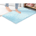 thumbnail image 1 of Alfombra de Baño Suave y Cómoda Malubero Antideslizante Azul Claro Malu1302, 1 of 3