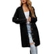 thumbnail image 1 of Abrigo informal de otoño e invierno para mujer, botones de manga larga, cárdigan largo liso, suéter con bolsillo Fridja hkj1488, 1 of 6