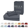 thumbnail image 1 of Juego de sábanas Bella Coterie Luxury de viscosa de bambú tamaño king, 1 of 8