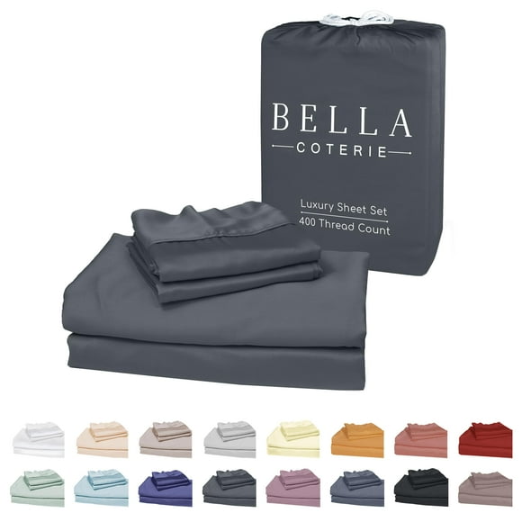 Juego de sábanas Bella Coterie Luxury de viscosa de bambú tamaño king