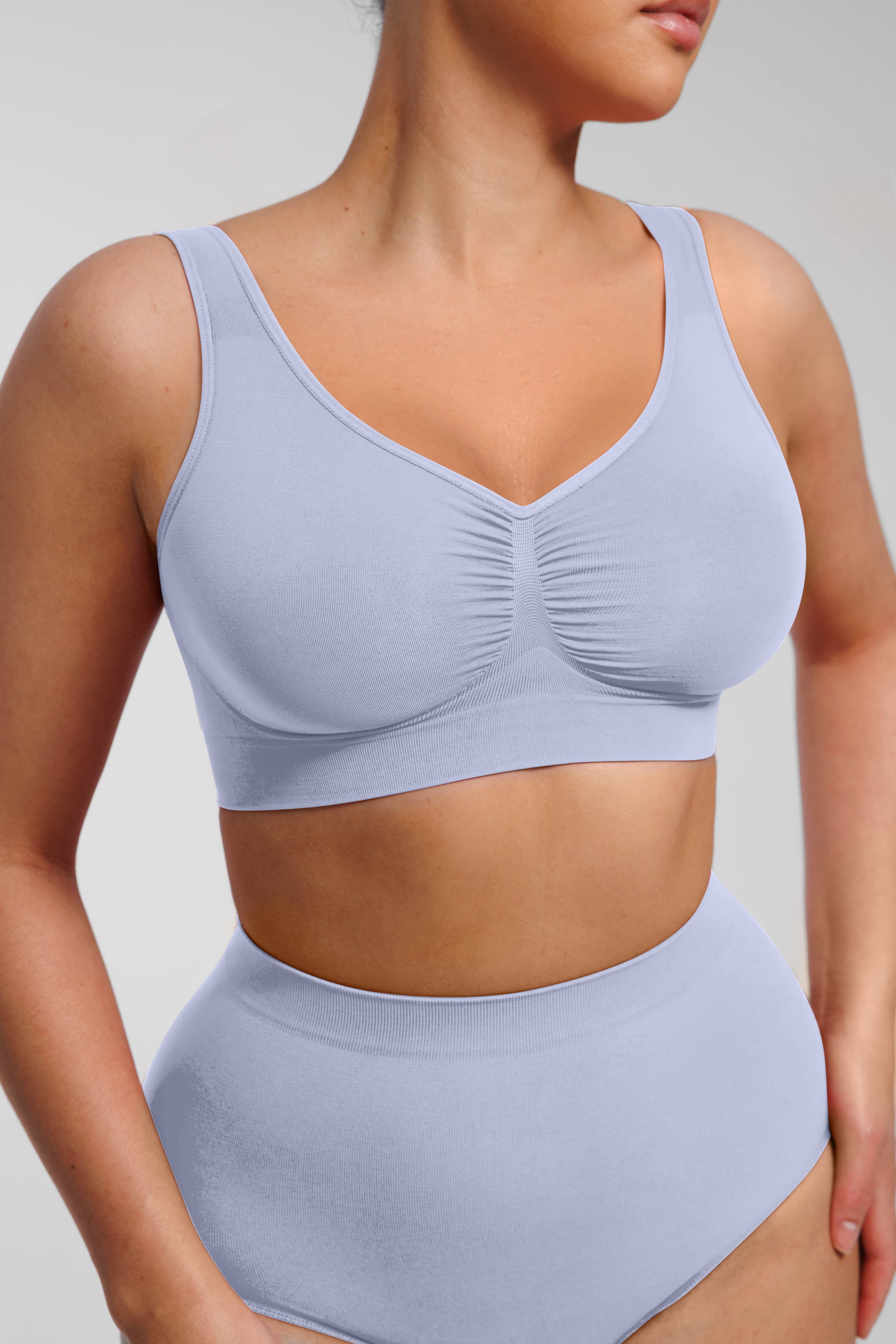 FeelinGirl Women’s Seamless Wireless Full Coverage Bra