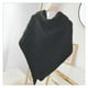 thumbnail image 4 of Jumpingount Chal de mujer, abrigos de otoño, Color sólido, bufanda de hombro para mujer, cárdigan, Poncho, decoración de ropa de moda, Accesorios de disfraces Negro, 4 of 6
