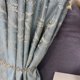 thumbnail image 4 of Classical New Chinese Jacquard Sea Tide Pattern High Precision Curtains Vertical Curtain Curtain with Three-dimensional Texture, 4 of 5