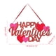 thumbnail image 2 of Colgante de feliz día de San Valentín cartel colgante para puerta colgante de feliz Día de San Valentín colgante de puerta y pared adornos de fiesta en casa para puertas, 2 of 8