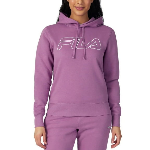 Fila Women's Fleece Hoodie Pullover, Purple