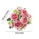 thumbnail image 3 of Artificial Bouquet with Long Stems Fake Silk Flowers Bunches for Valentine's Day Decor Wedding Bouquets Bridal Shower Centerpieces, 3 of 6