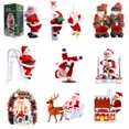 thumbnail image 2 of Nueva escalera eléctrica para escalar, figura navideña de Papá Noel, adorno para trepar cuentas y bajar repetidamente, regalo de juguete para niños, 2 of 4