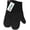 Black, variant on DISEN Oven Mitts, with the Heat Resistance of Silicone and Flexibility of Cotton, Recycled Cotton Infill, Terrycloth Lining, 480 F Heat Resistant Pair, Black