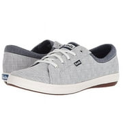 Keds Ladies' WF58207 Vollie II Railroad Sneakers- STRIPED BLUE