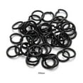 thumbnail image 3 of QualitChoice 200 Pieces 5mm Rings Necklace Jewelry Solid Accessory Making Color Crafting Connector Finding Circles Decorative Dark Black, 3 of 6